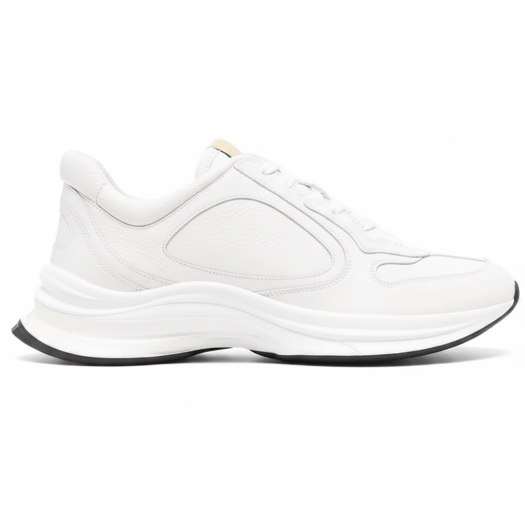 Rhyton Interlocking G Sneaker White