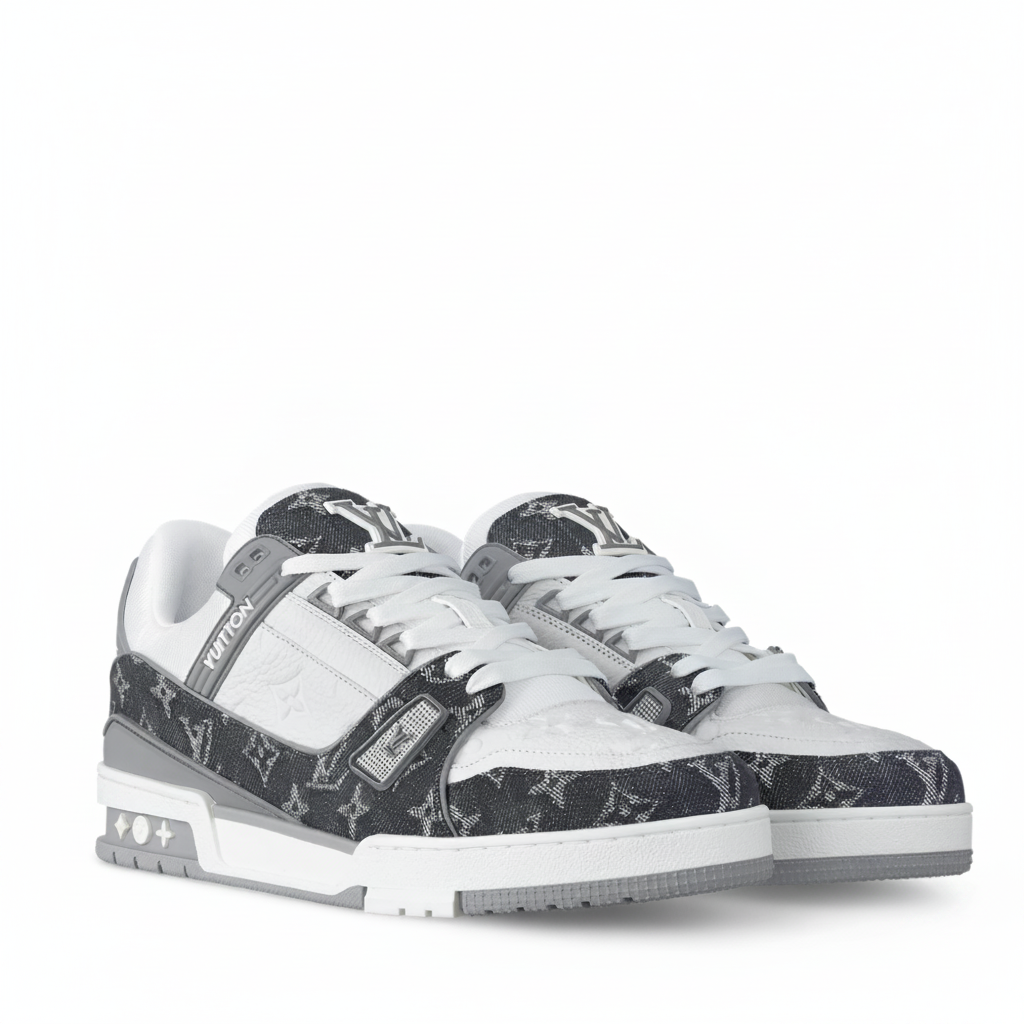 LV Trainer Monogram Denim Grey