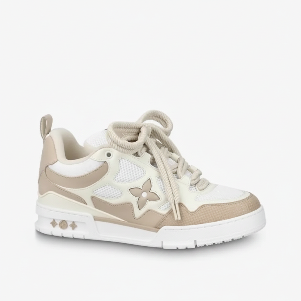 LV Trainer Maxi Sneaker Beige White