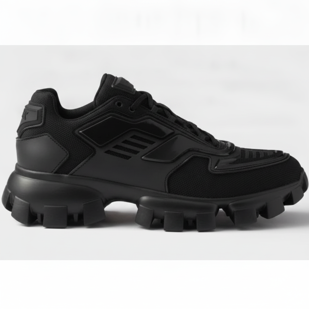 Monolith Brushed Leather Triple Black