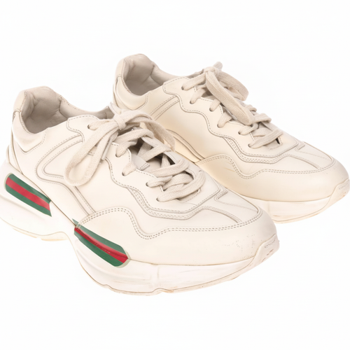 Rhyton Logo Web Sneaker Ivory
