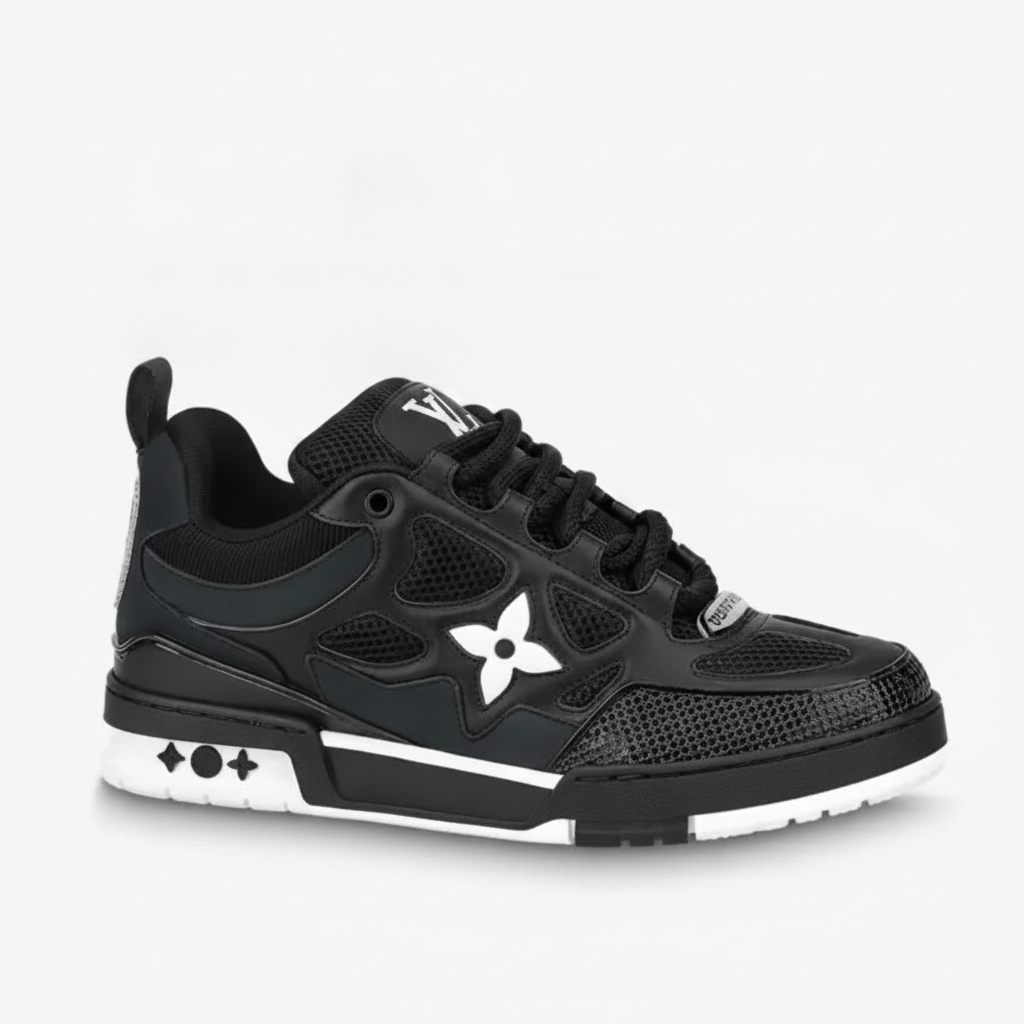 LV Trainer Maxi Sneaker Black White