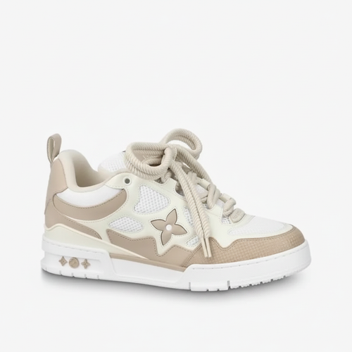 LV Trainer Maxi Sneaker Beige White